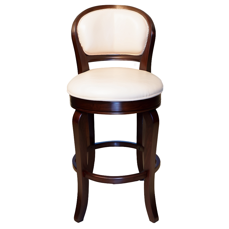 Cozy Cushioned Barstool Png 06282024 PNG image