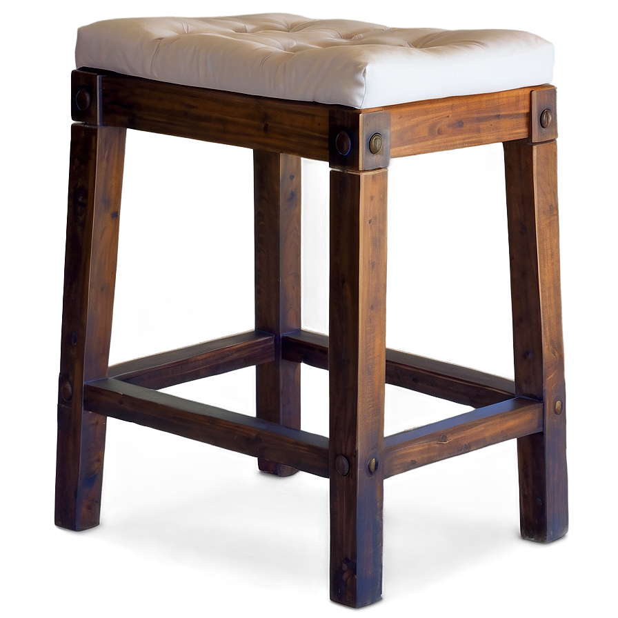 Cozy Cushioned Barstool Png Rew84 PNG image