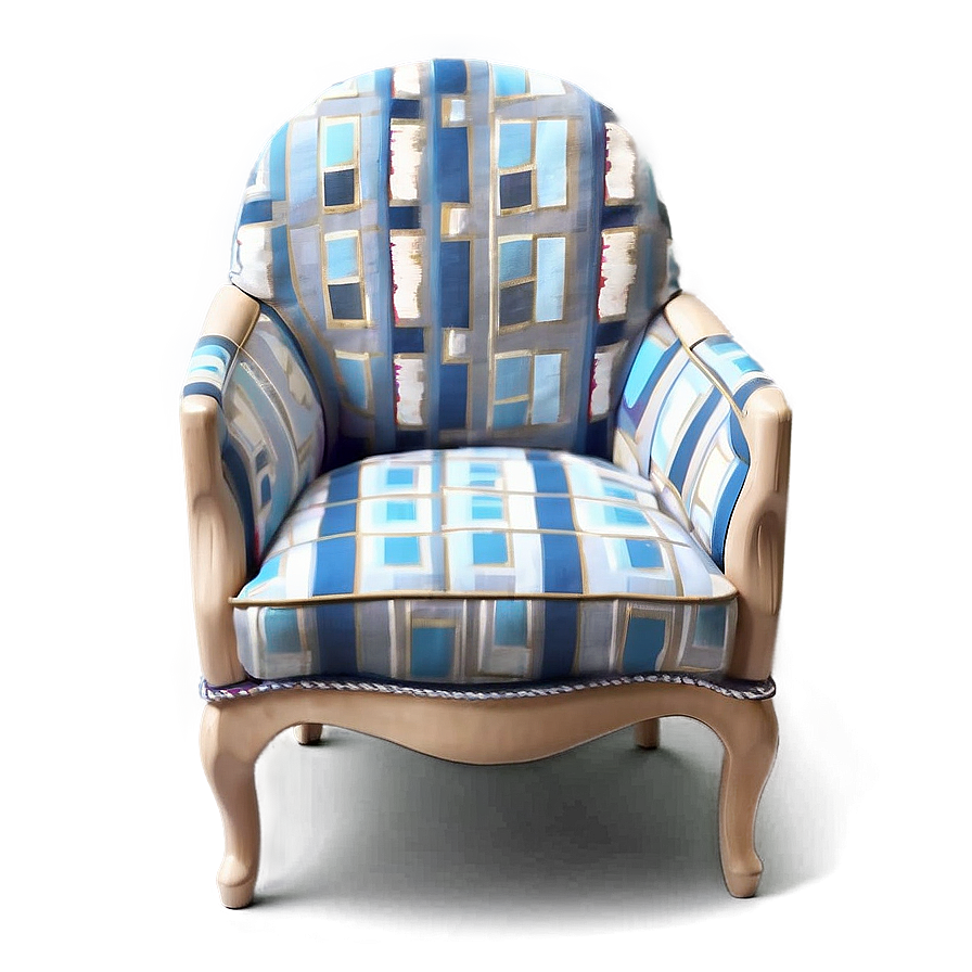 Cozy Fabric Armchair Png 06262024 PNG image