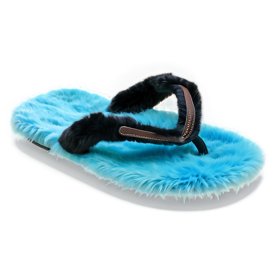 Cozy Faux Fur Flip Flop Png Yrb PNG image