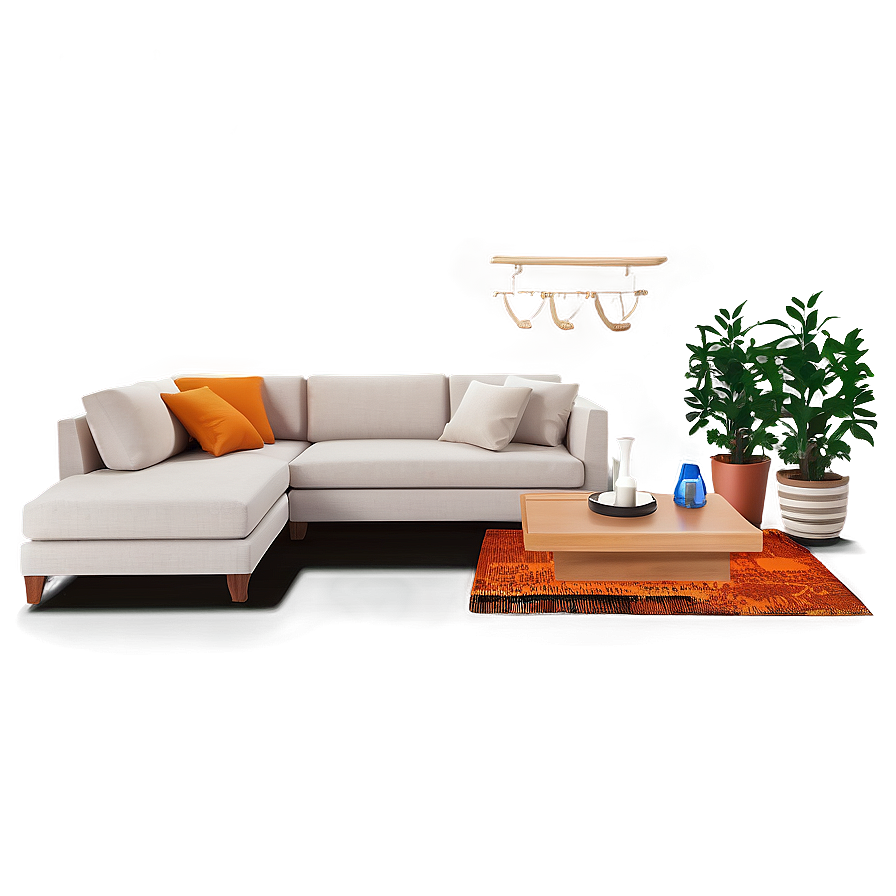 Cozy Living Room Design Png 11 PNG image