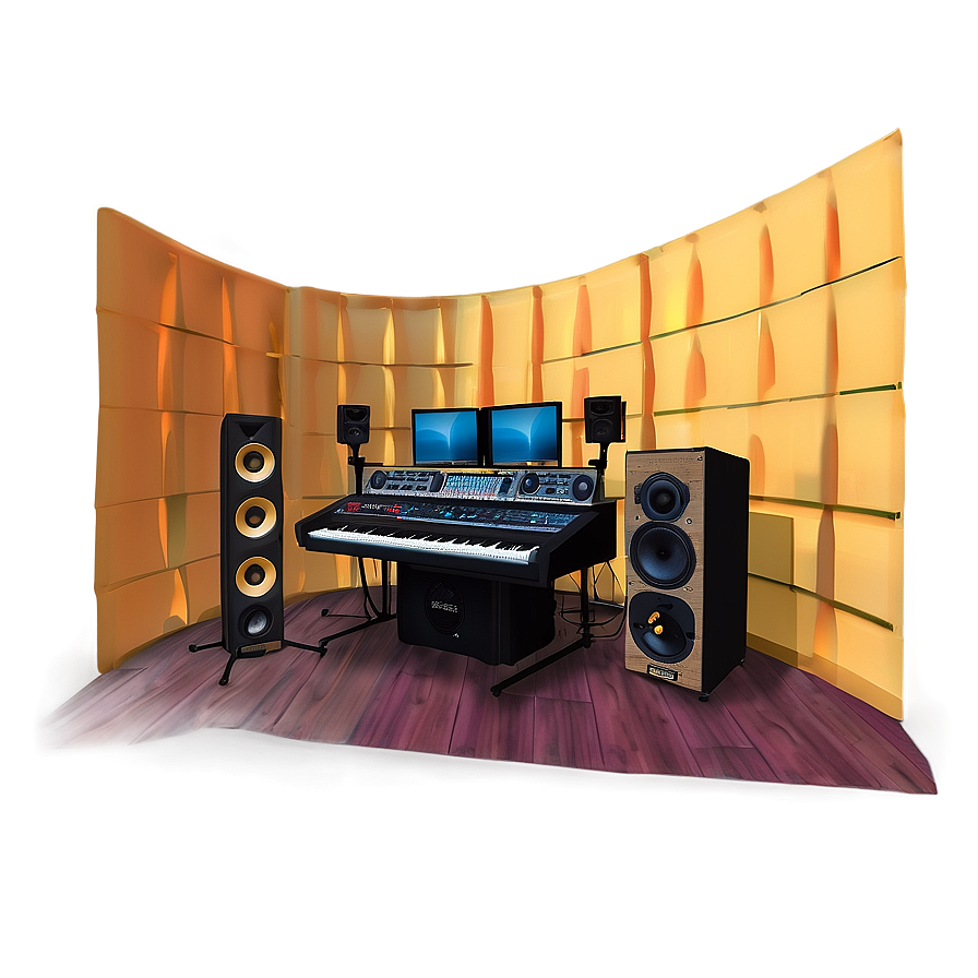 Cozy Recording Studio Setup Png Mhv39 PNG image