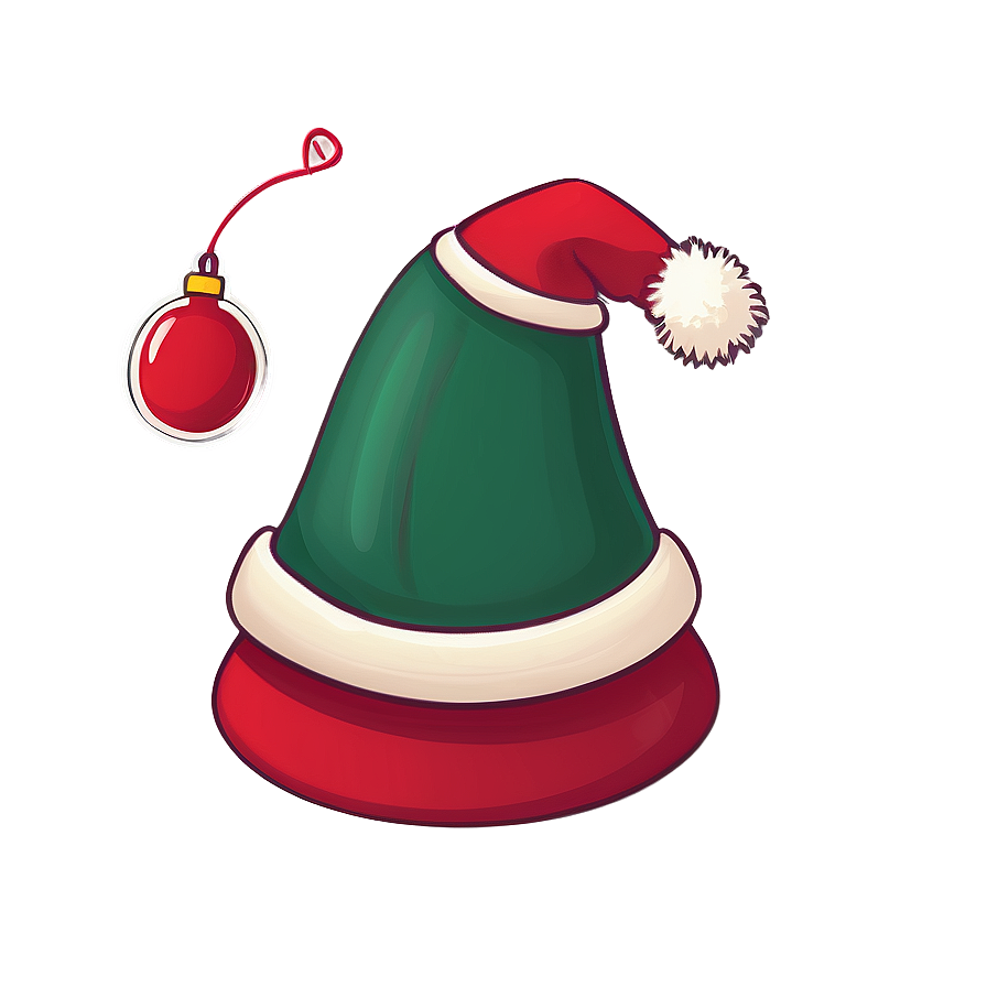 Cozy Santa Hat Picture Png Muf77 PNG image