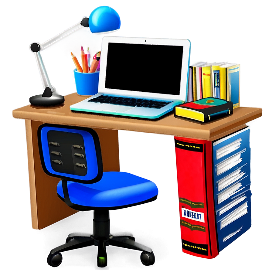 Cozy Study Corner Png Nvq PNG image