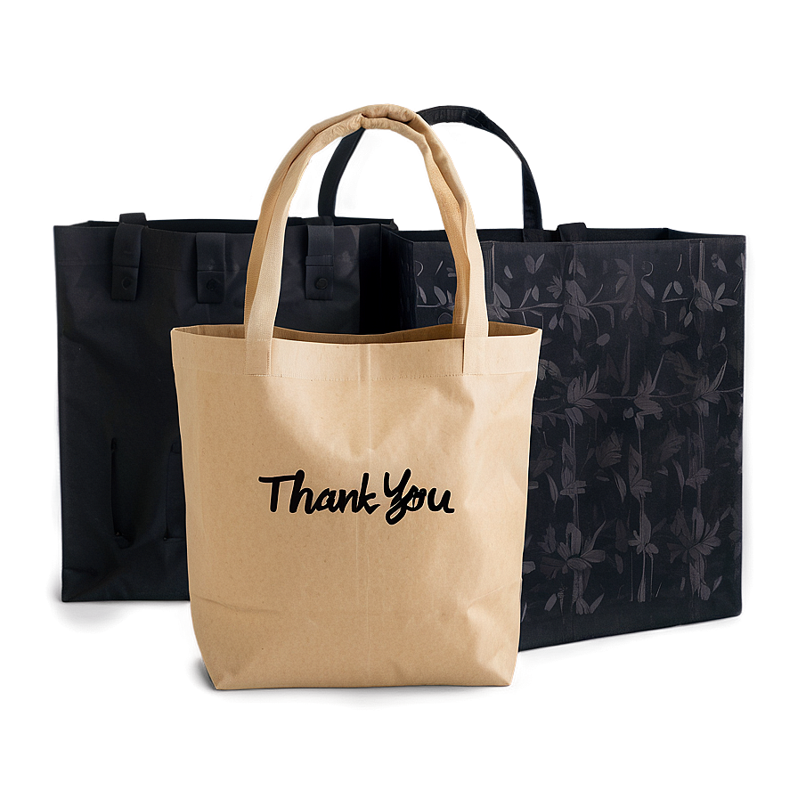 Cozy Thank You Bag Png Tne33 PNG image