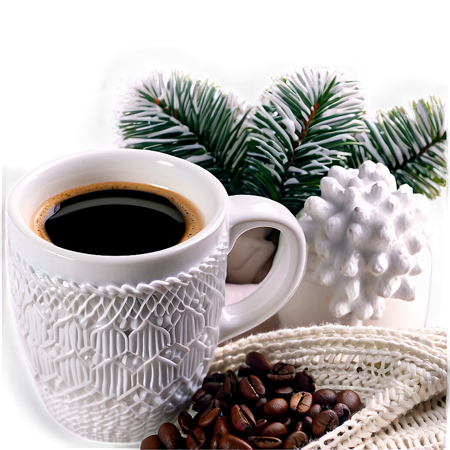 Cozy Winter Coffee Png Rlk PNG image