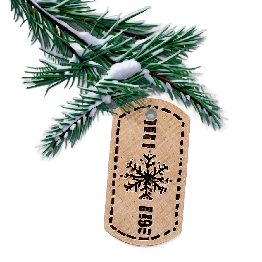 Cozy Winter Tag Png 5 PNG image