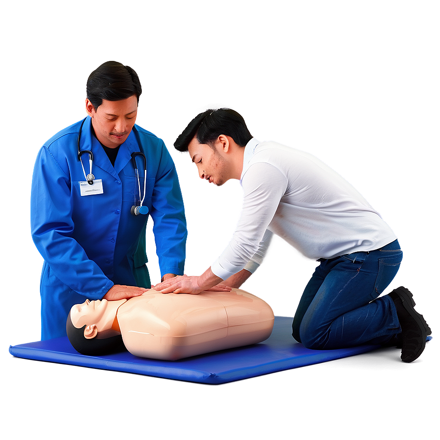 Cpr Procedure Illustration Png 06122024 PNG image