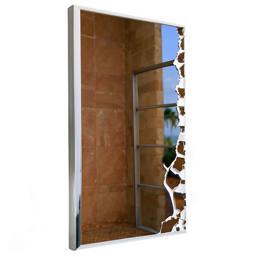 Cracked Bathroom Mirror Png Grd12 PNG image