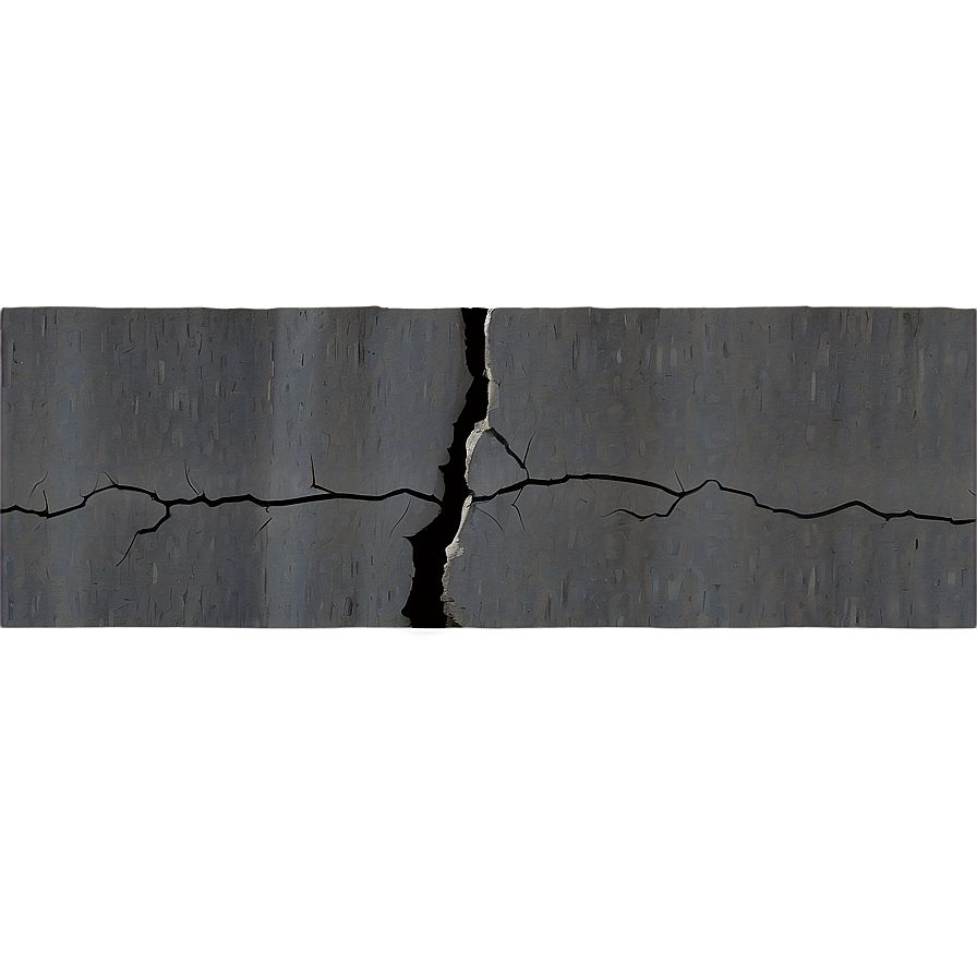 Cracked Concrete Wall Png 06282024 PNG image