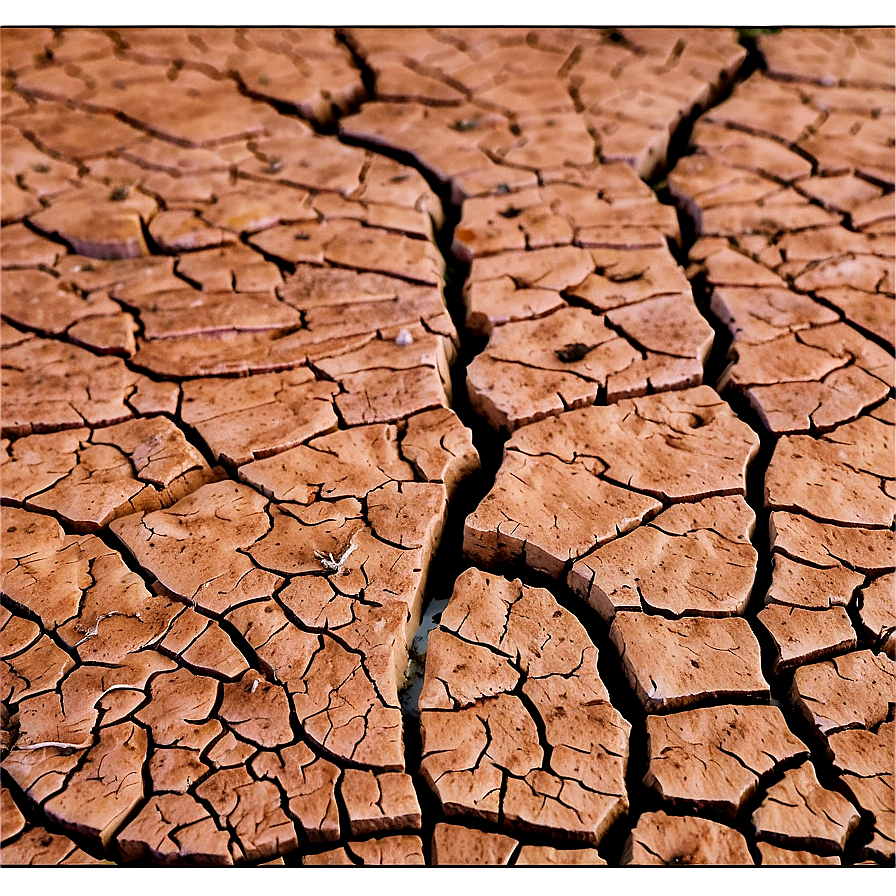 Cracked Drought Soil Png 80 PNG image