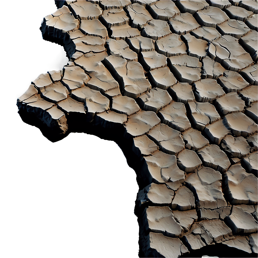 Cracked Earth Overlay Texture Png 06252024 PNG image