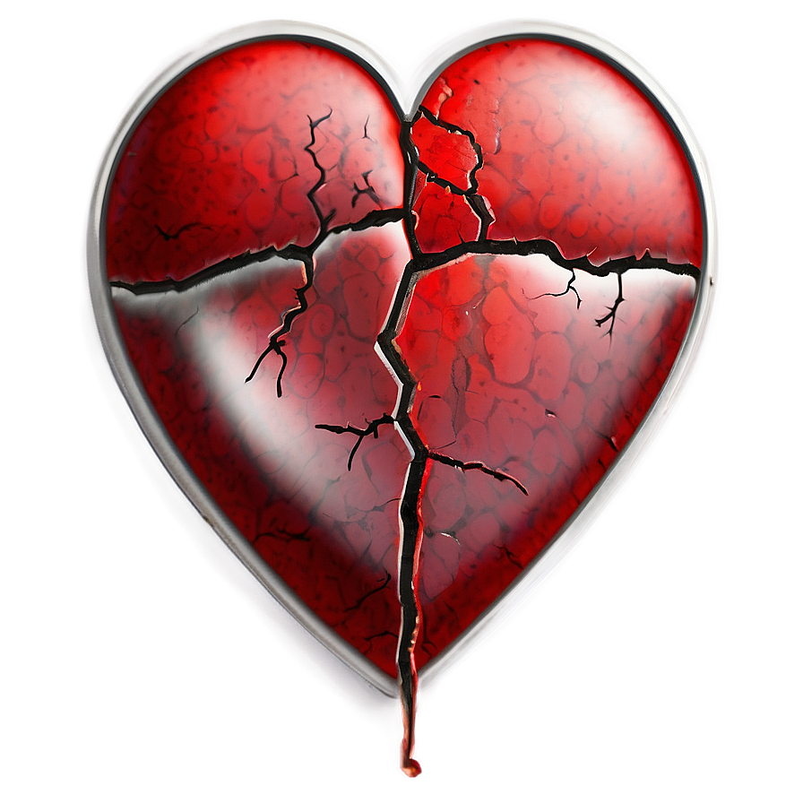 Cracked Heart Emoji Png 06122024 PNG image