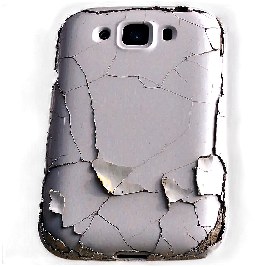 Cracked Smartphone Back Png Ttq77 PNG image