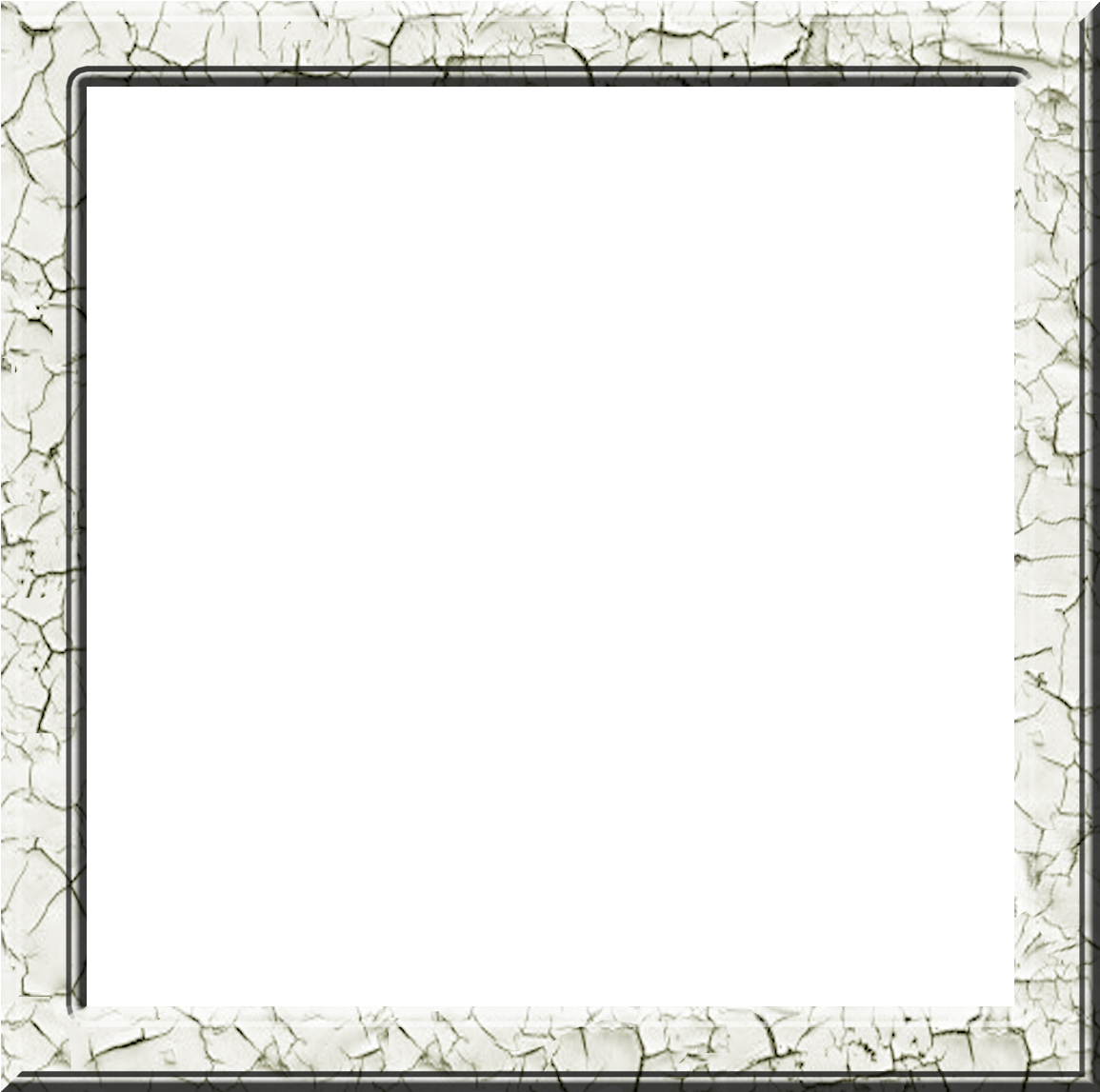 Cracked Texture Square Frame PNG image