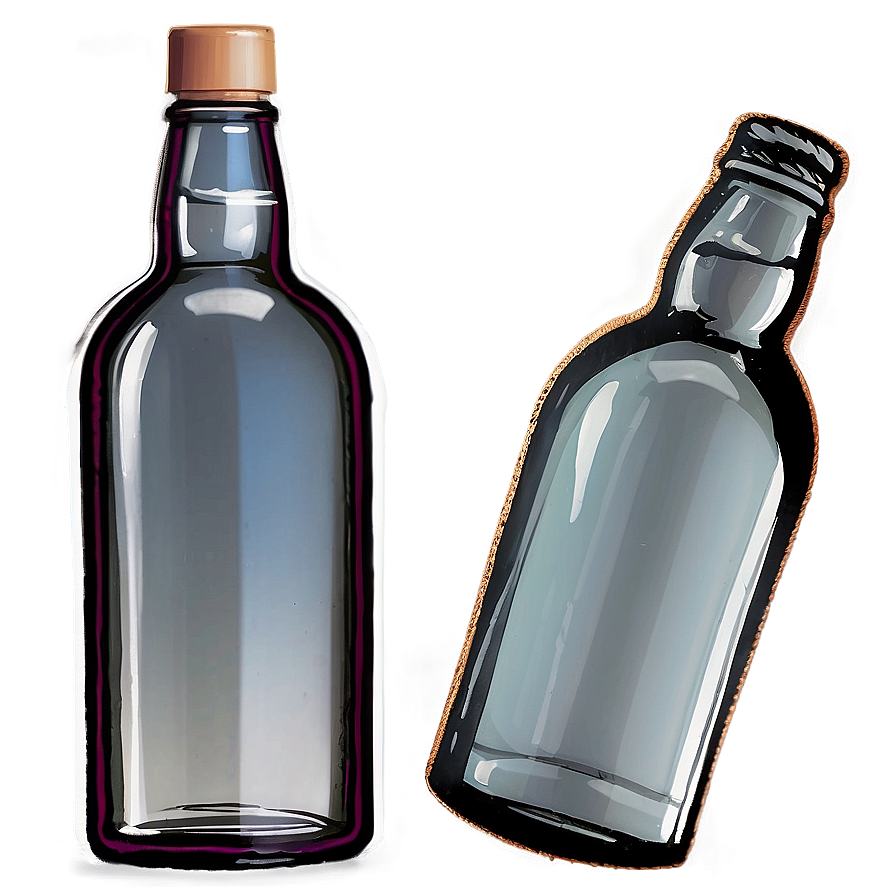 Craft Alcohol Bottle Png Dvu PNG image