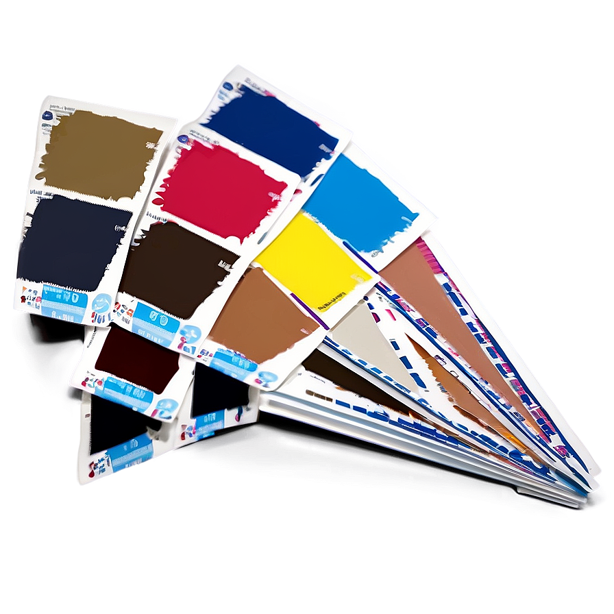 Craft Paint Swatches Png Vca11 PNG image