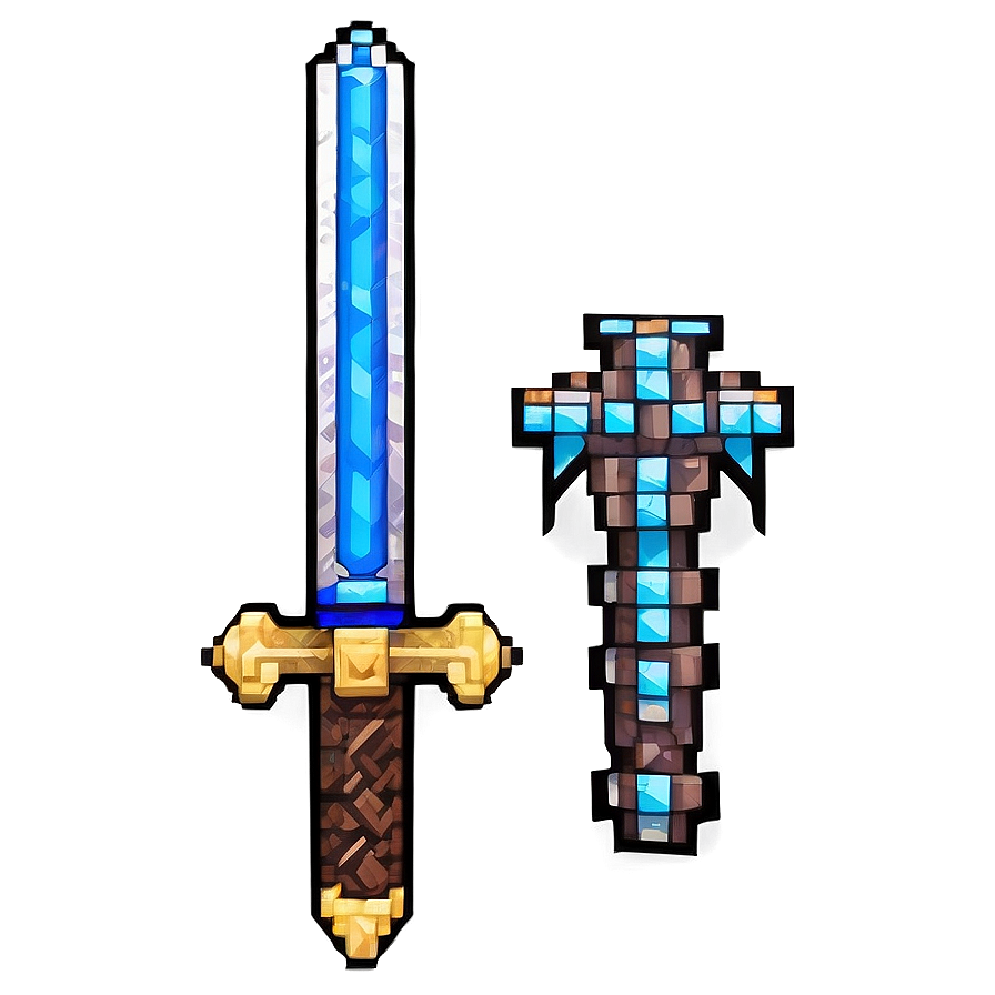 Craftable Minecraft Swords Collection Png 05252024 PNG image