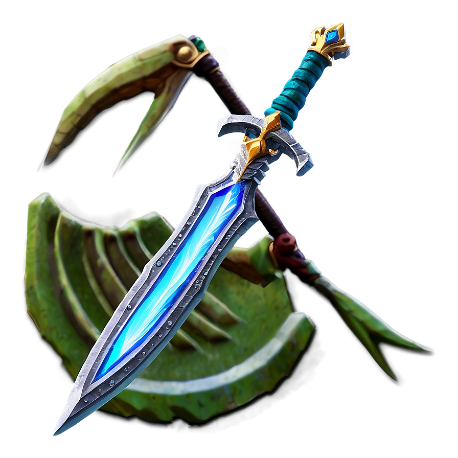 Crafted Diamond Sword Model Png 79 PNG image