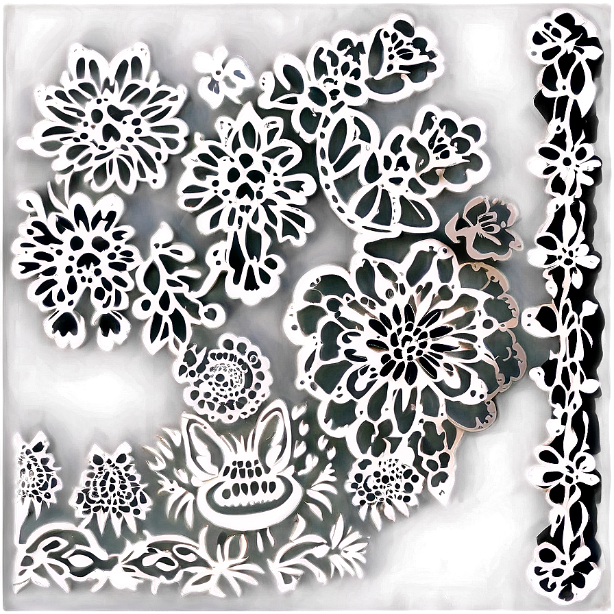 Crafty Lace Stencil Png 59 PNG image