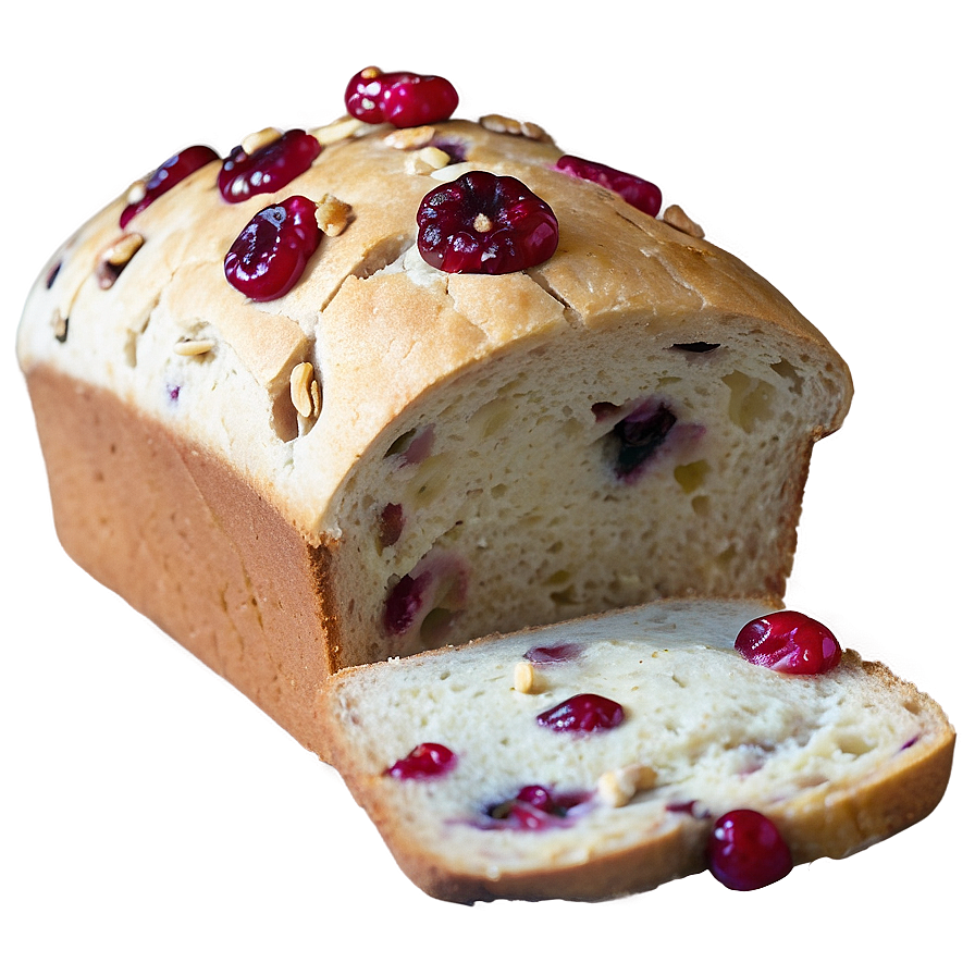 Cranberry Walnut Bread Png 05232024 PNG image