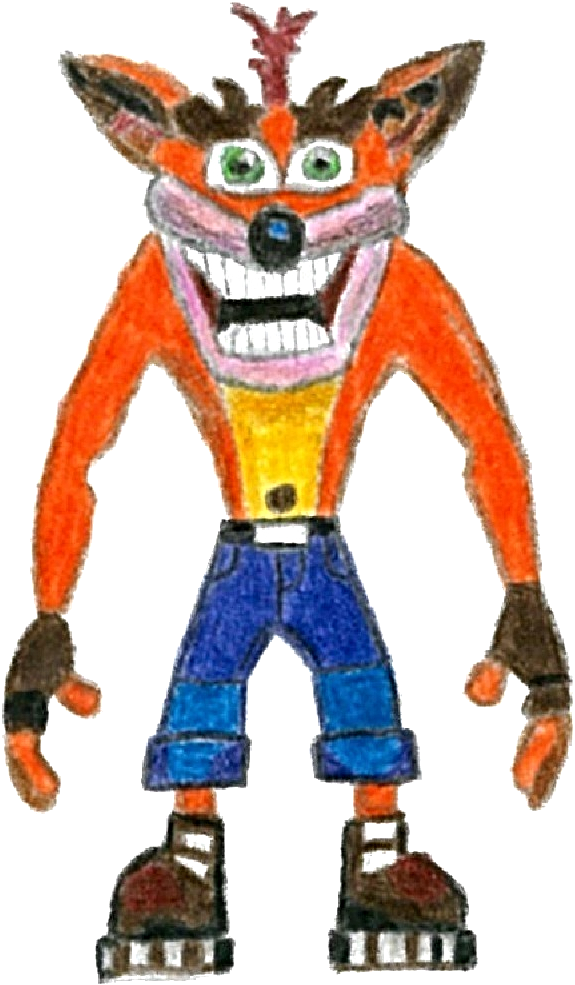 Crash Bandicoot Drawing PNG image
