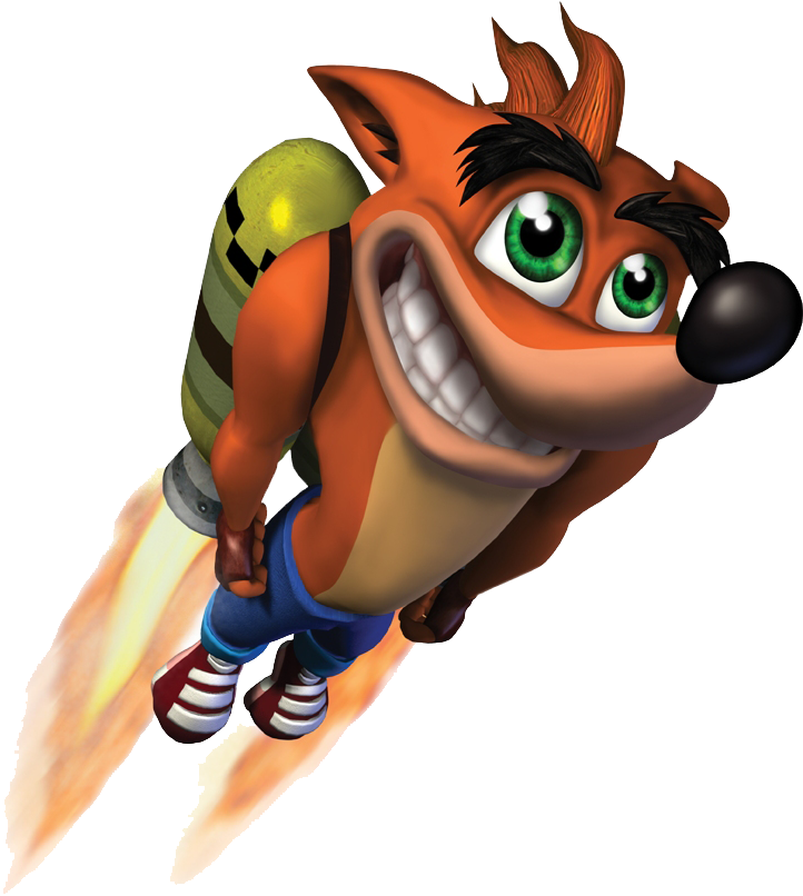 Crash Bandicoot Jetpack Adventure PNG image