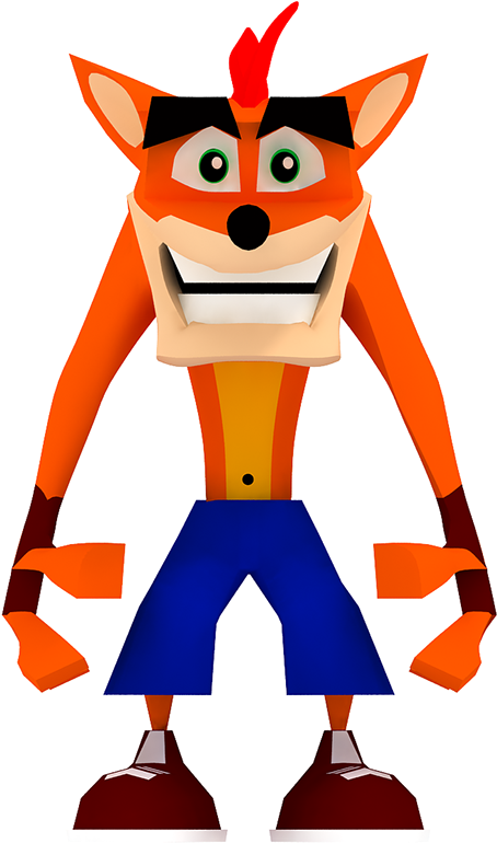 Crash Bandicoot Standing PNG image