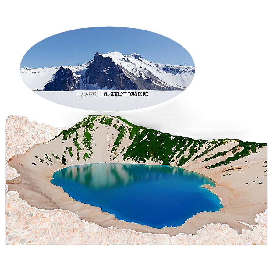 Crater Lake Tranquil Scene Png Giq9 PNG image