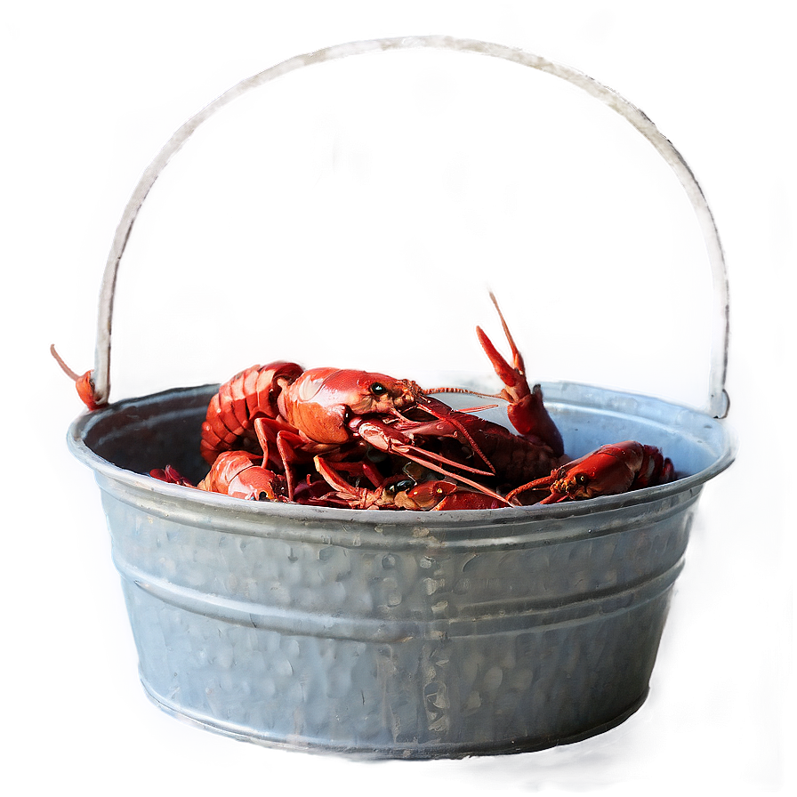 Crawfish In A Bucket Png 06122024 PNG image