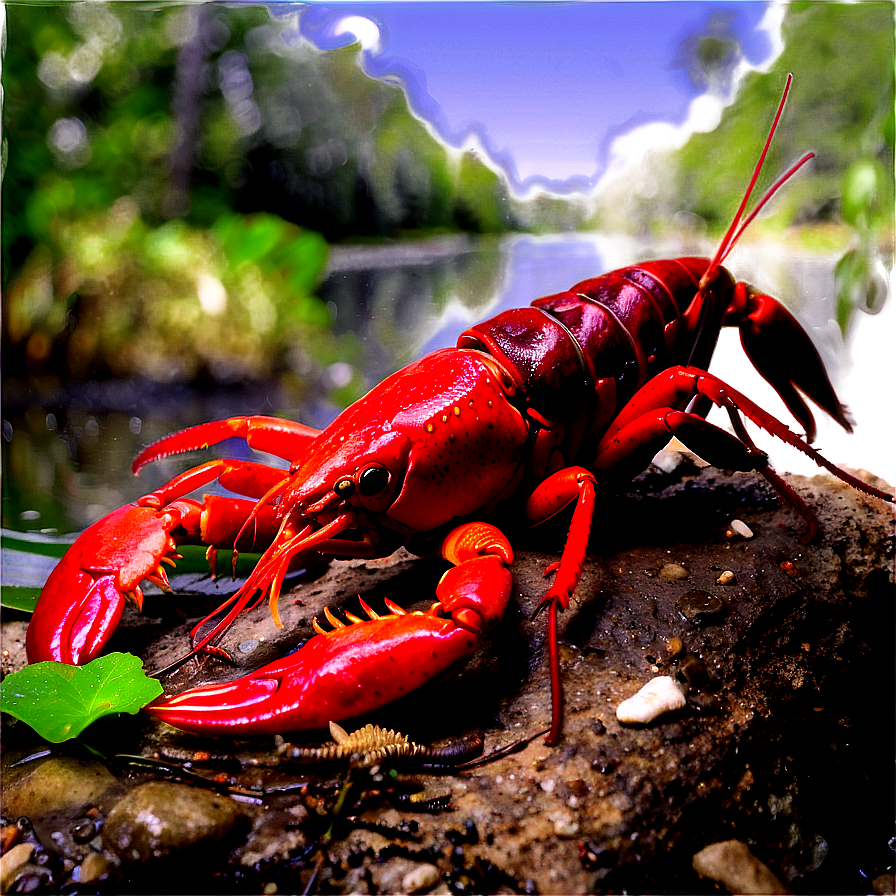 Crawfish In Natural Habitat Png 06122024 PNG image