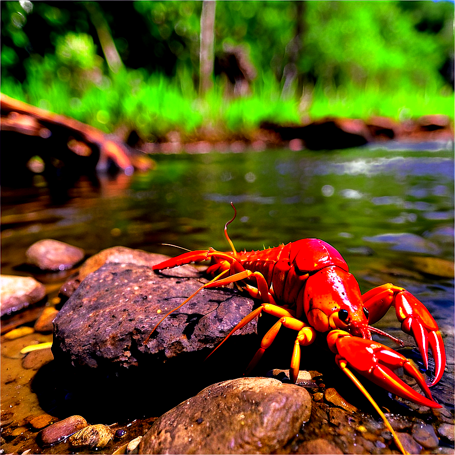 Crawfish In Natural Habitat Png 06122024 PNG image