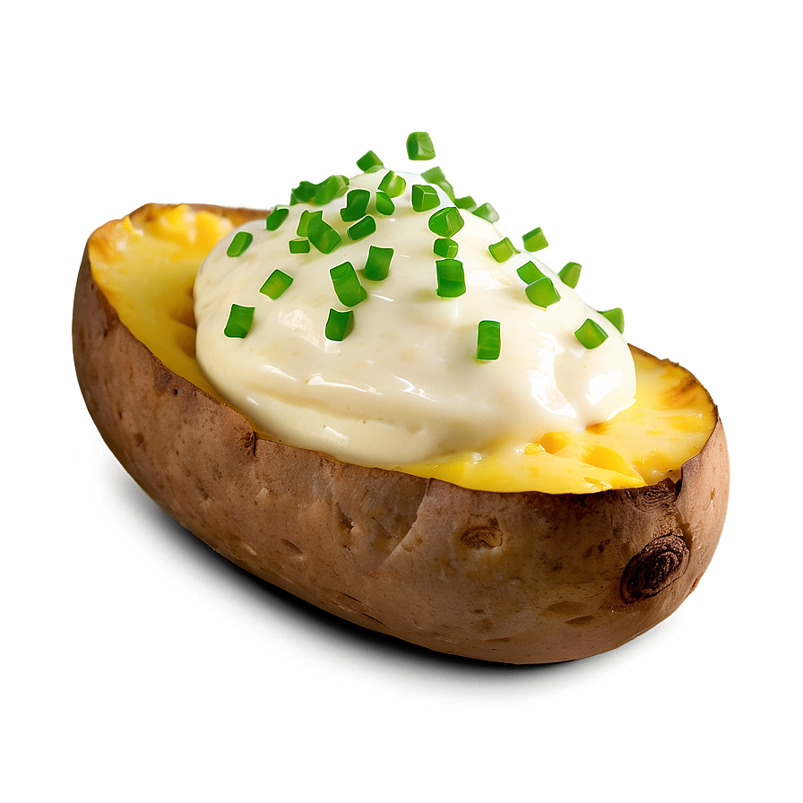 Creamy Baked Potato Png Jwu13 PNG image