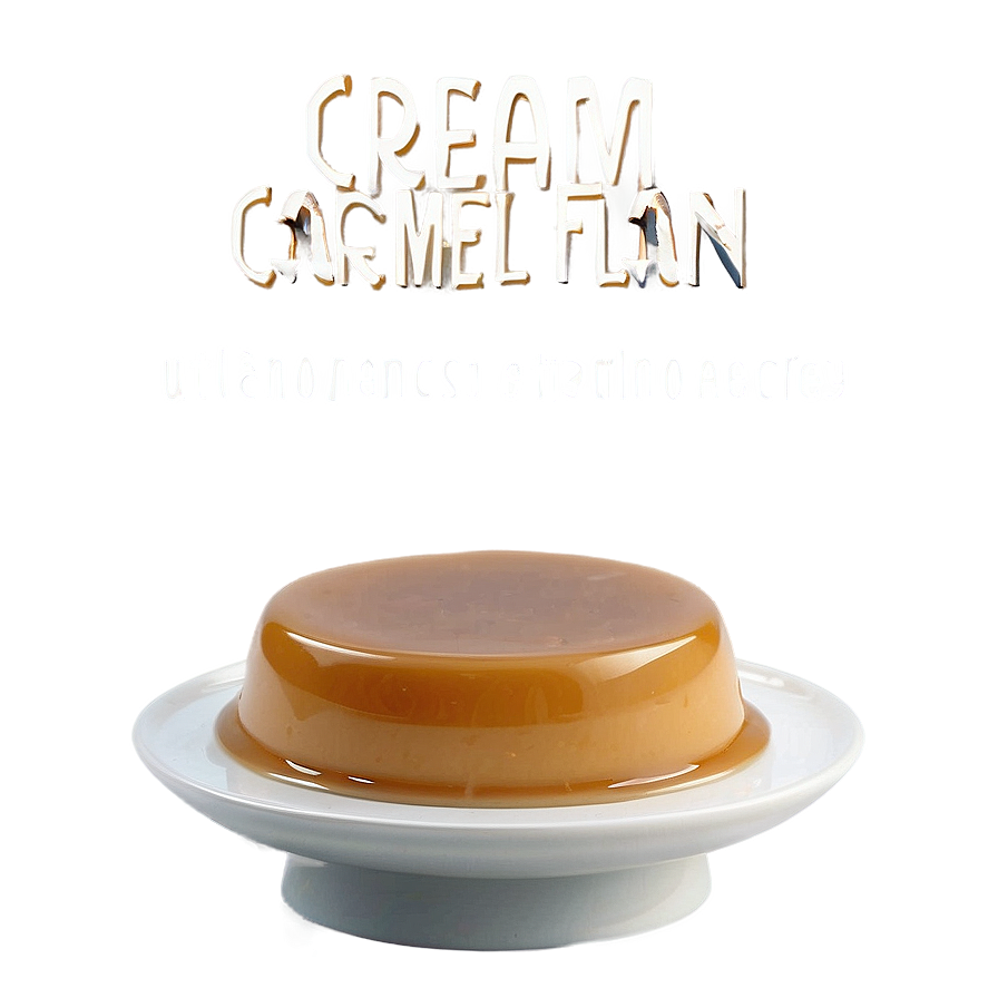 Creamy Caramel Flan Tutorial Png Pdj PNG image