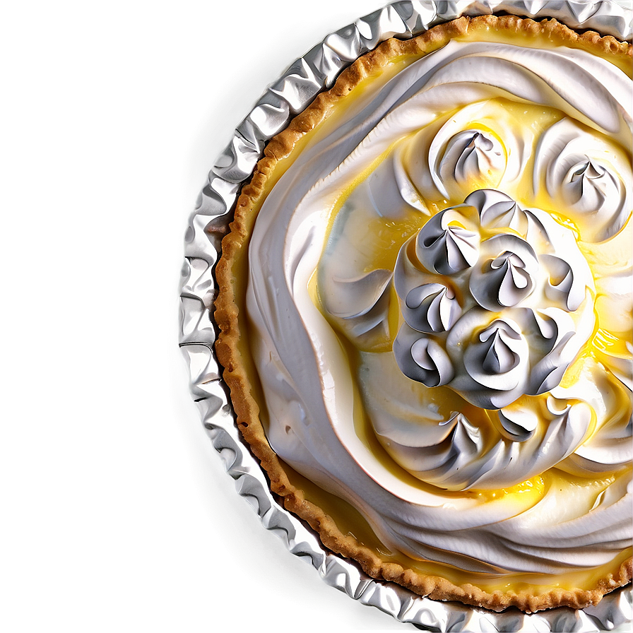 Creamy Lemon Meringue Pie Png Plt PNG image