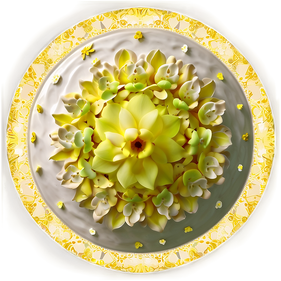 Creamy Yellow Circle Arrangement Png 95 PNG image