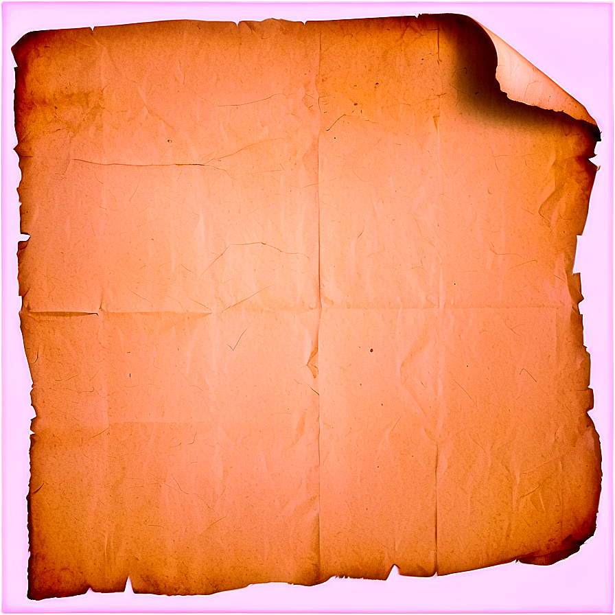 Creased Old Paper Texture Png 06252024 PNG image