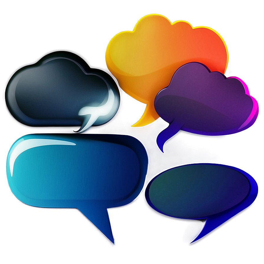 Creative Chat Bubble Png 52 PNG image