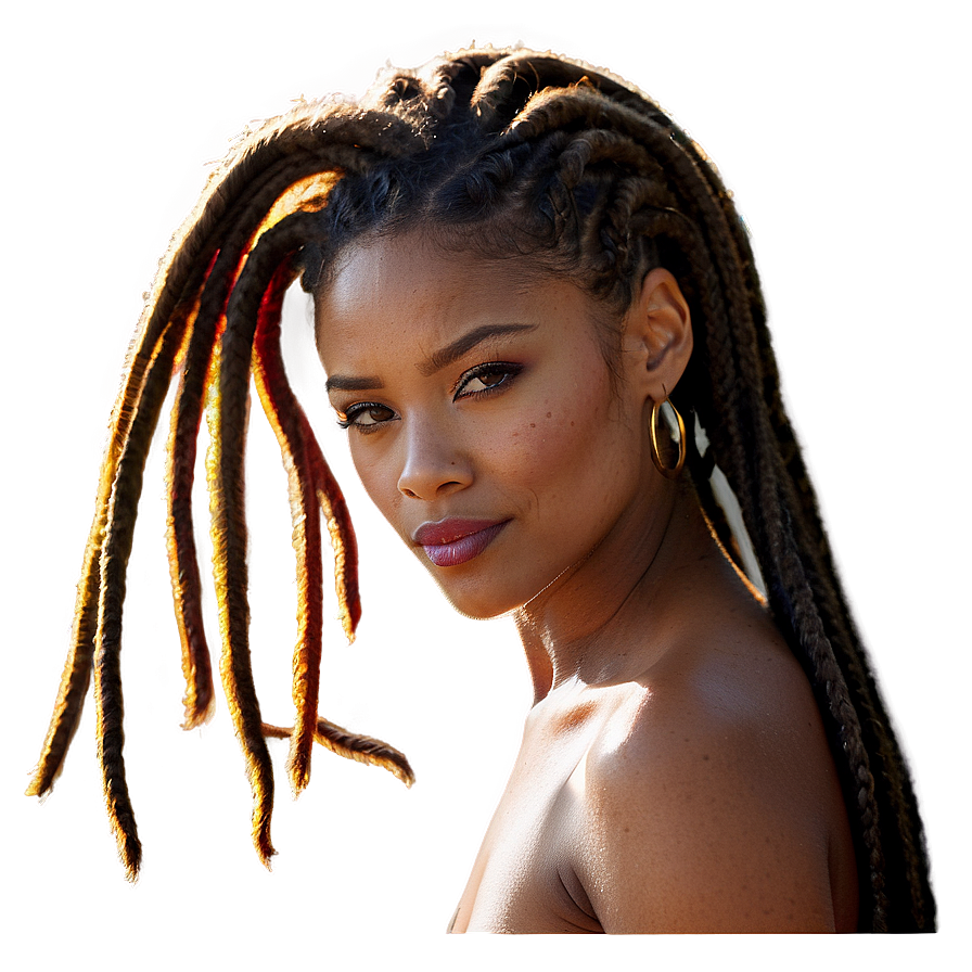 Creative Dreads Twists Png 05242024 PNG image