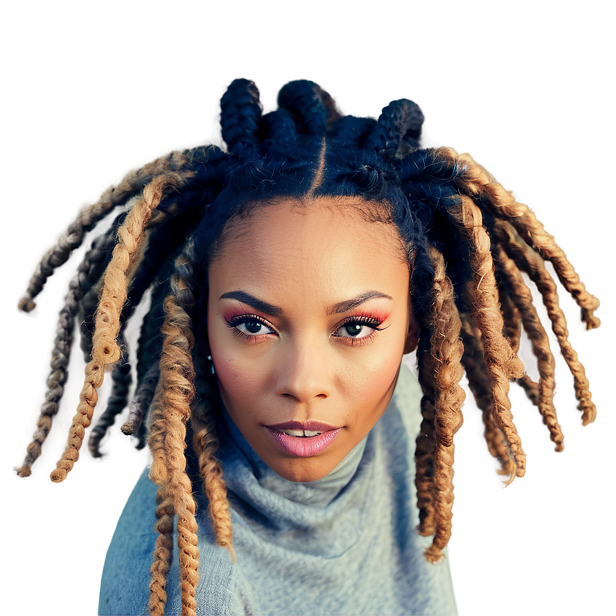 Creative Dreads Twists Png Jnn29 PNG image