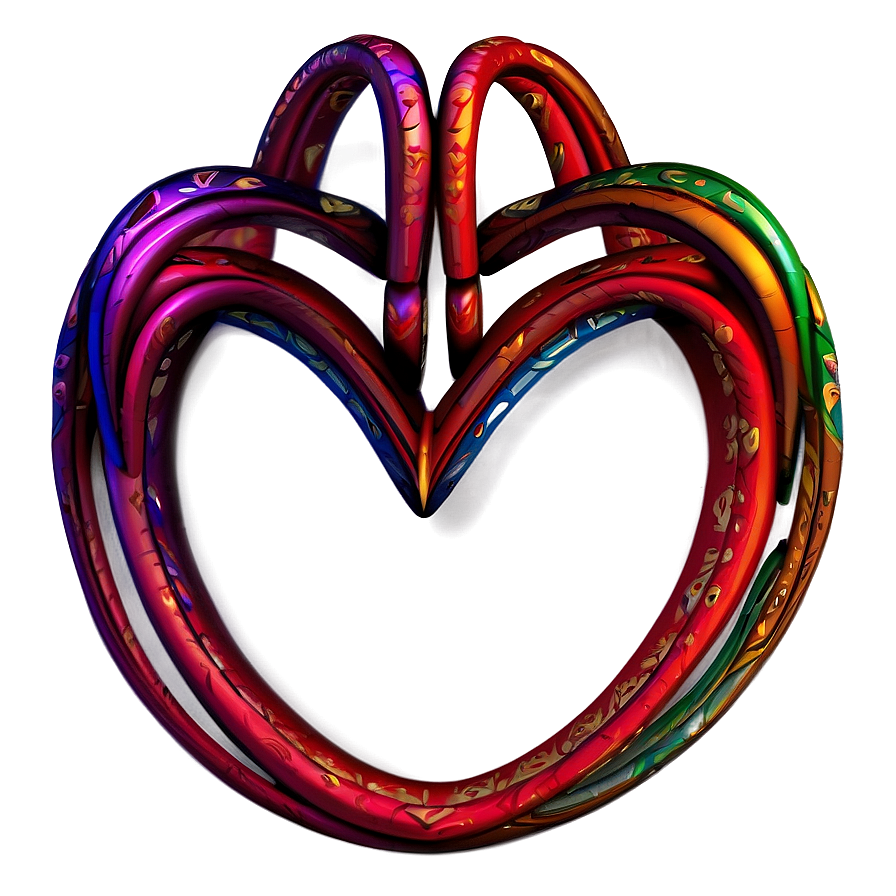 Creative Heart Doodle Png 06262024 PNG image