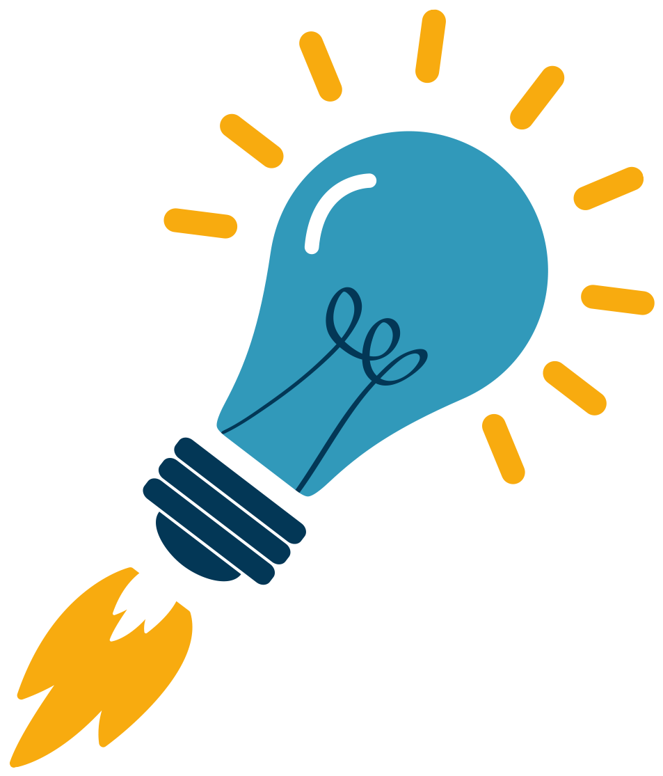 Creative Idea Lightbulb Illustration PNG image