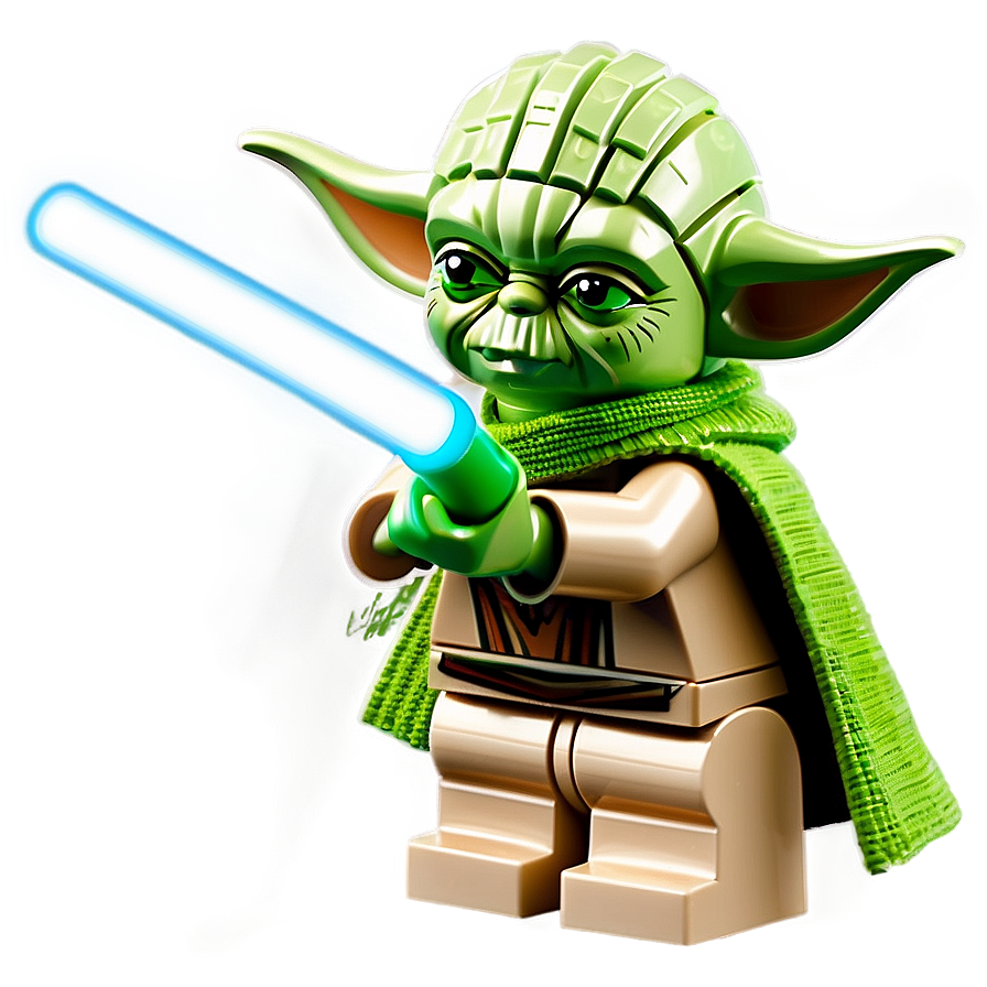 Creative Lego Yoda Art Png 77 PNG image