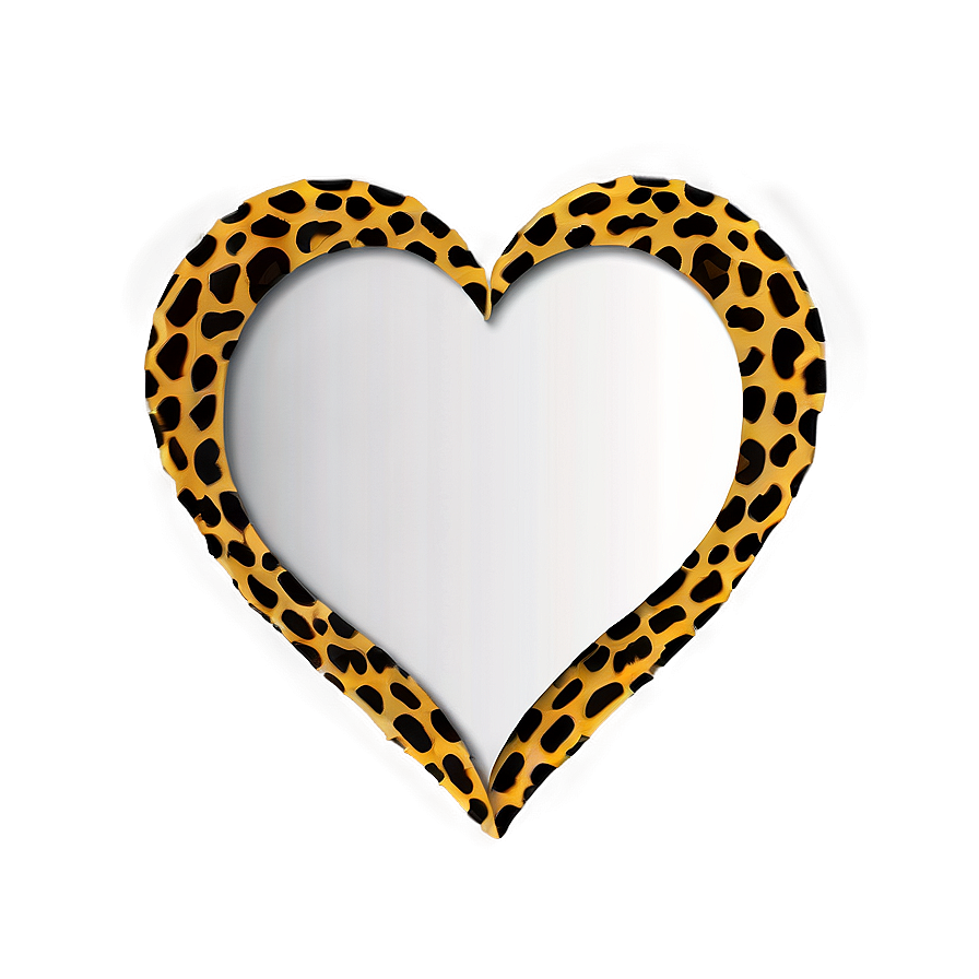 Creative Leopard Heart Png Ktc PNG image