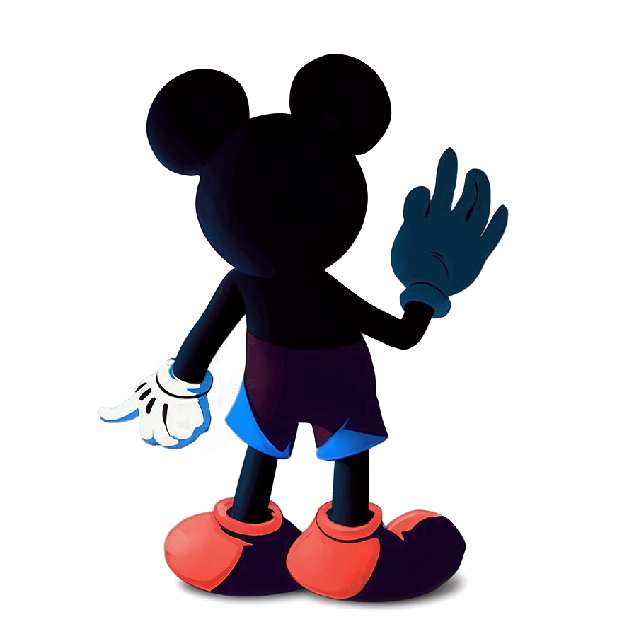 Creative Mickey Mouse Shadow Png 06202024 PNG image