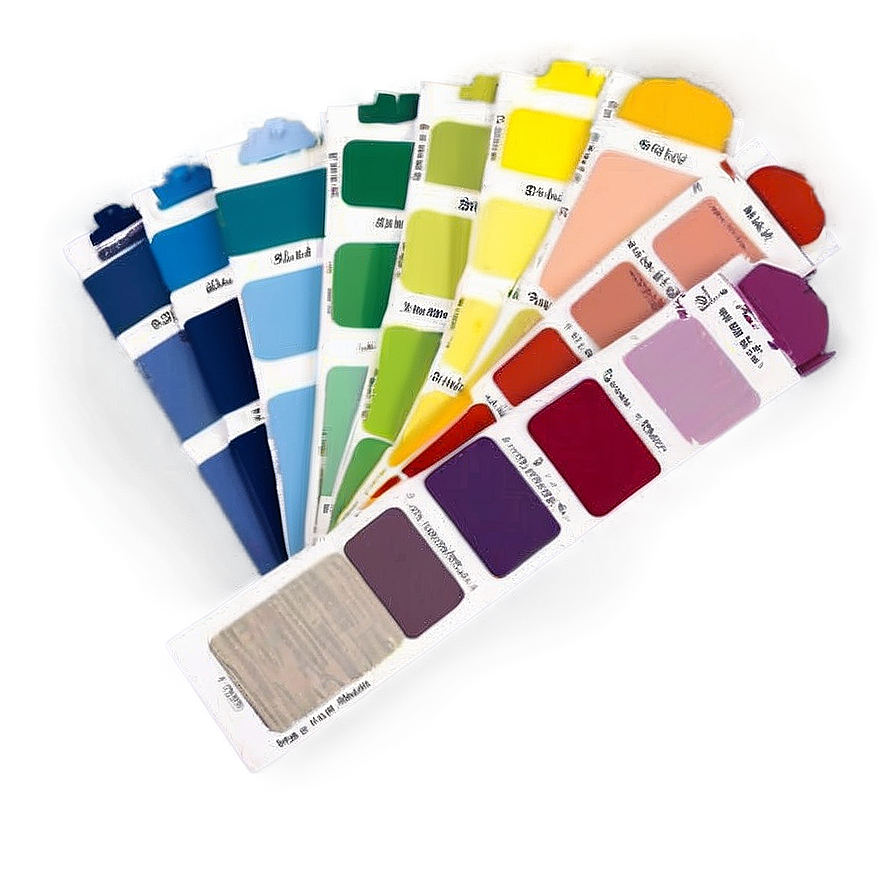 Creative Paint Swatch Ideas Png Tpu PNG image