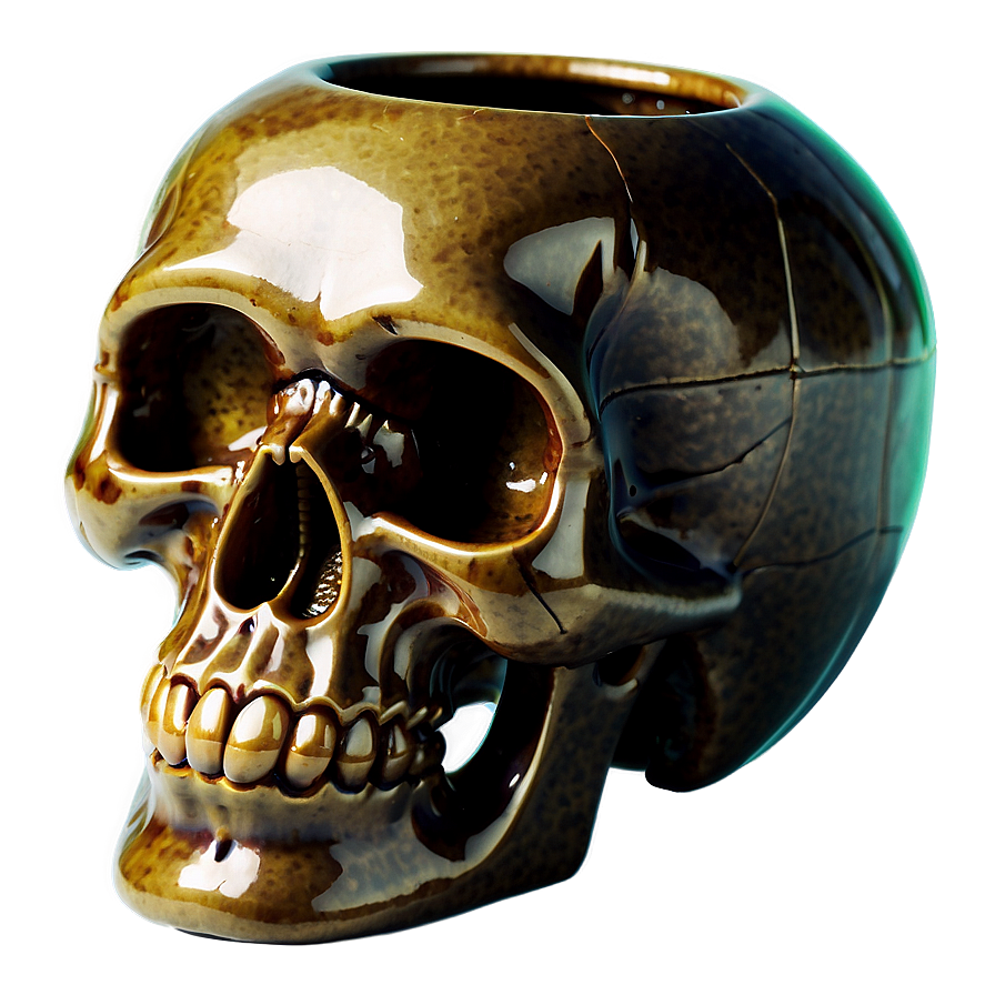 Creative Skull Ashtray Png 90 PNG image