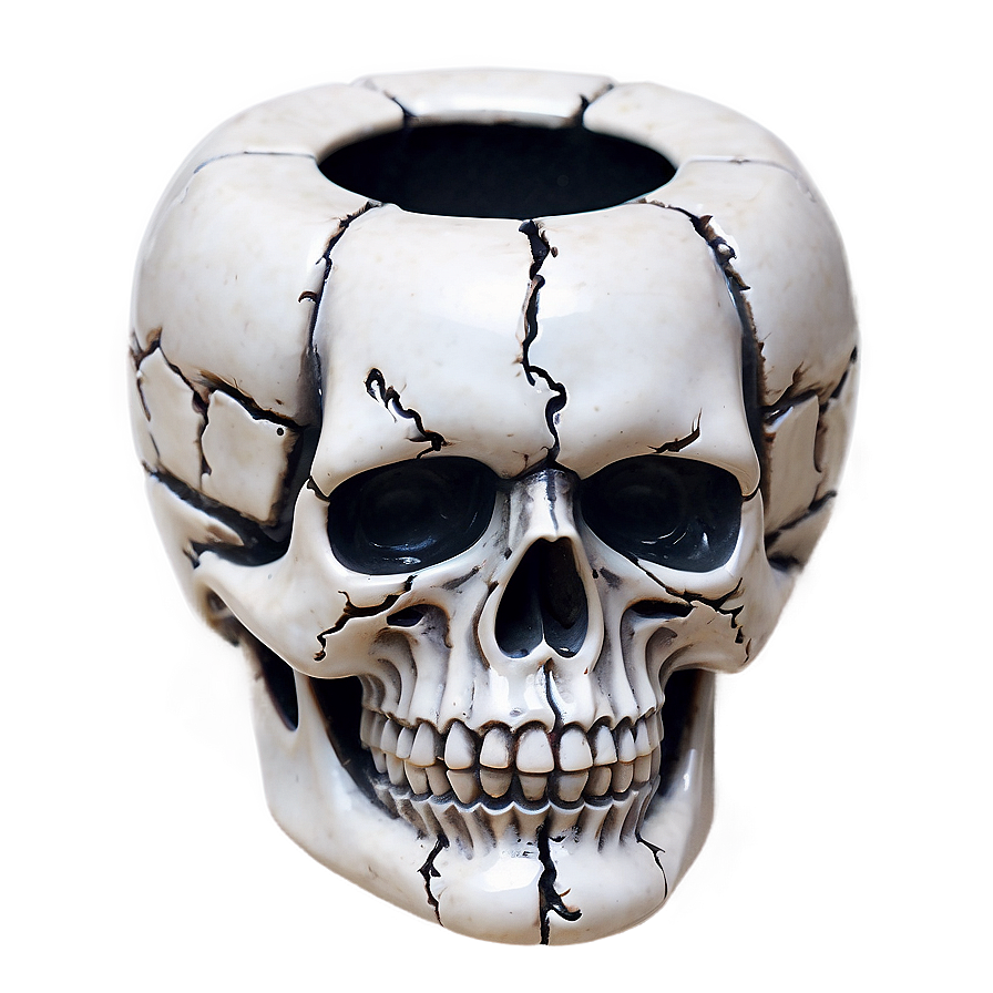 Creative Skull Ashtray Png Gjg PNG image