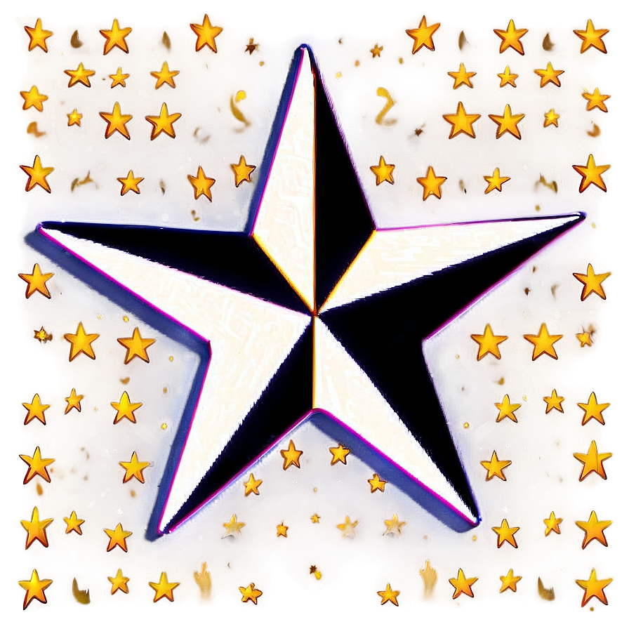 Creative Star Outline Png Qig8 PNG image