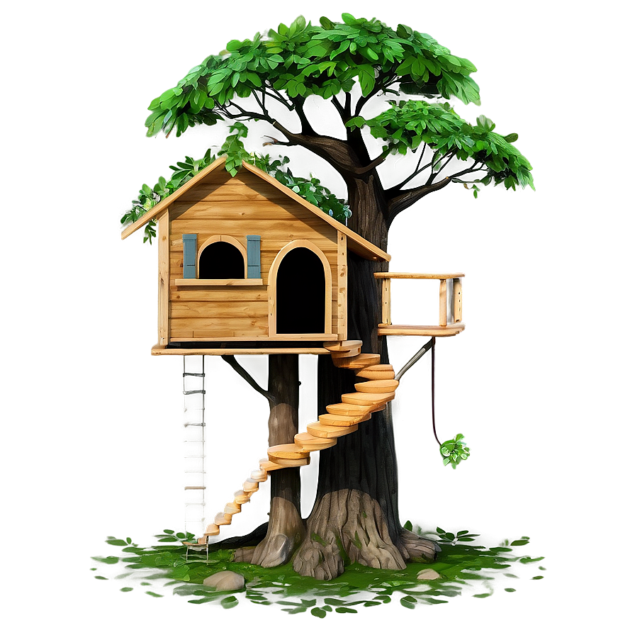 Creative Tree House Png Bcu PNG image